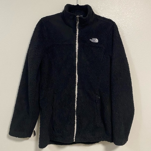 The North Face Jacket Women's Medium Black Osito Shaggy Fleece Full Zip Jacket - Picture 7 of 13